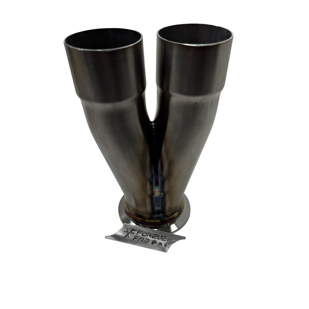Universal Stainless Exhaust Merge Y Pipe