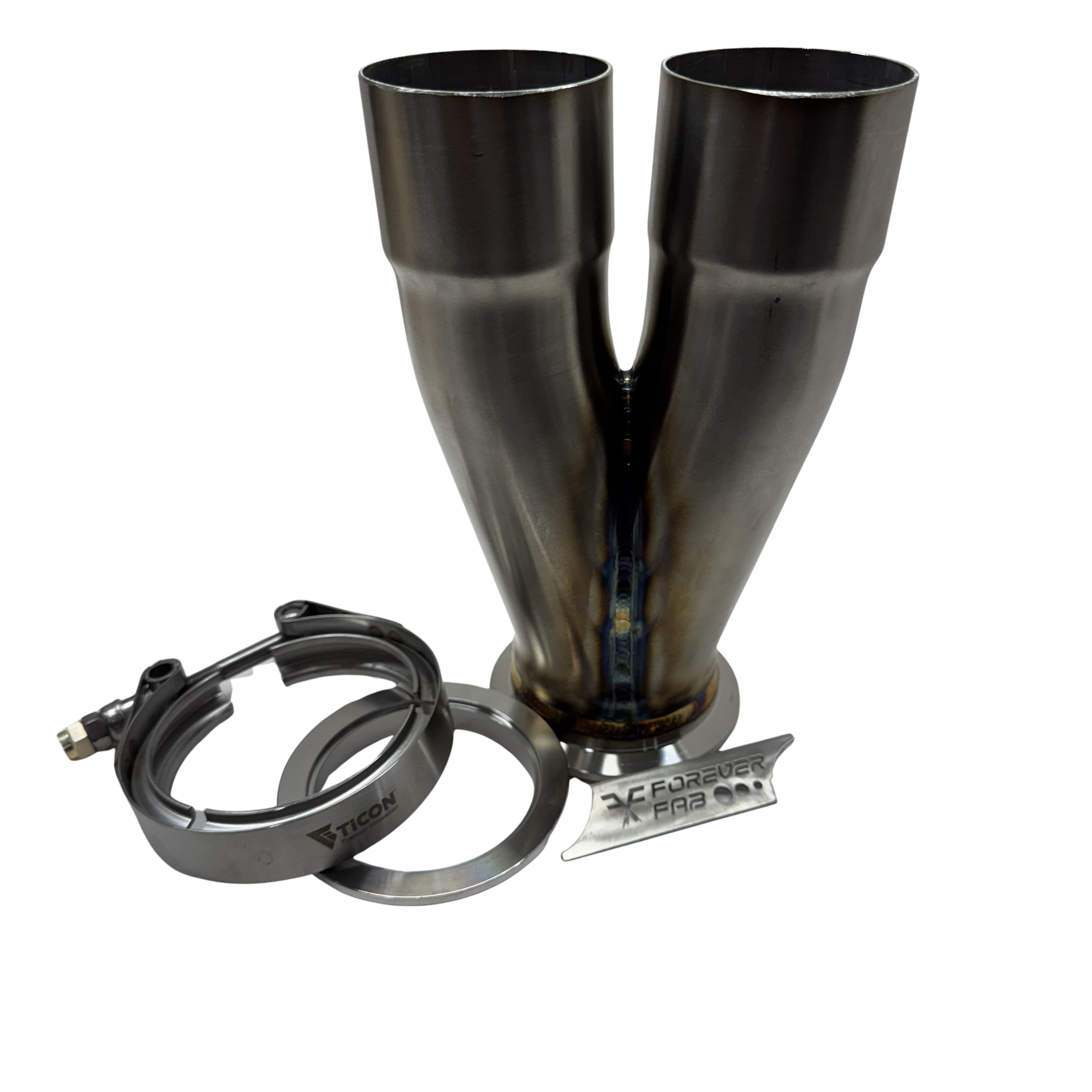 Universal Stainless Exhaust Merge Y Pipe