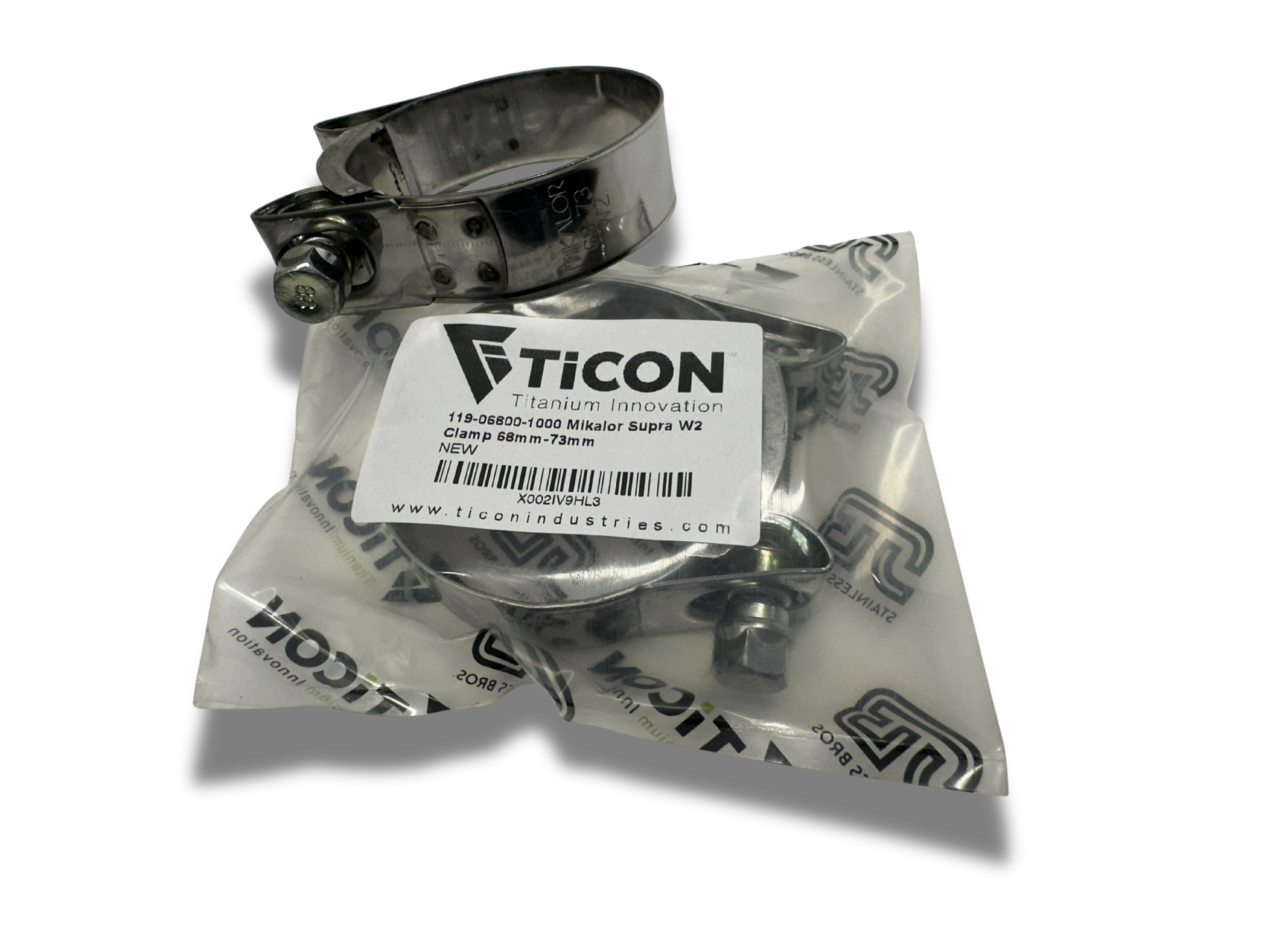 Mikalor Stainless Clamp | Exhaust Slip Pipe Clamp (2.5"–3")