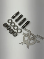 Titanium Turbo to T4 Flange Stud Kit – 4pc (Raw Finish)