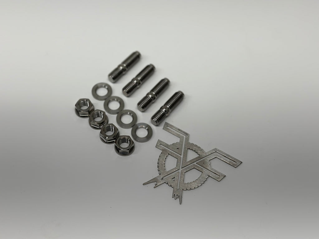 Titanium Turbo to T4 Flange Stud Kit – 4pc (Raw Finish)