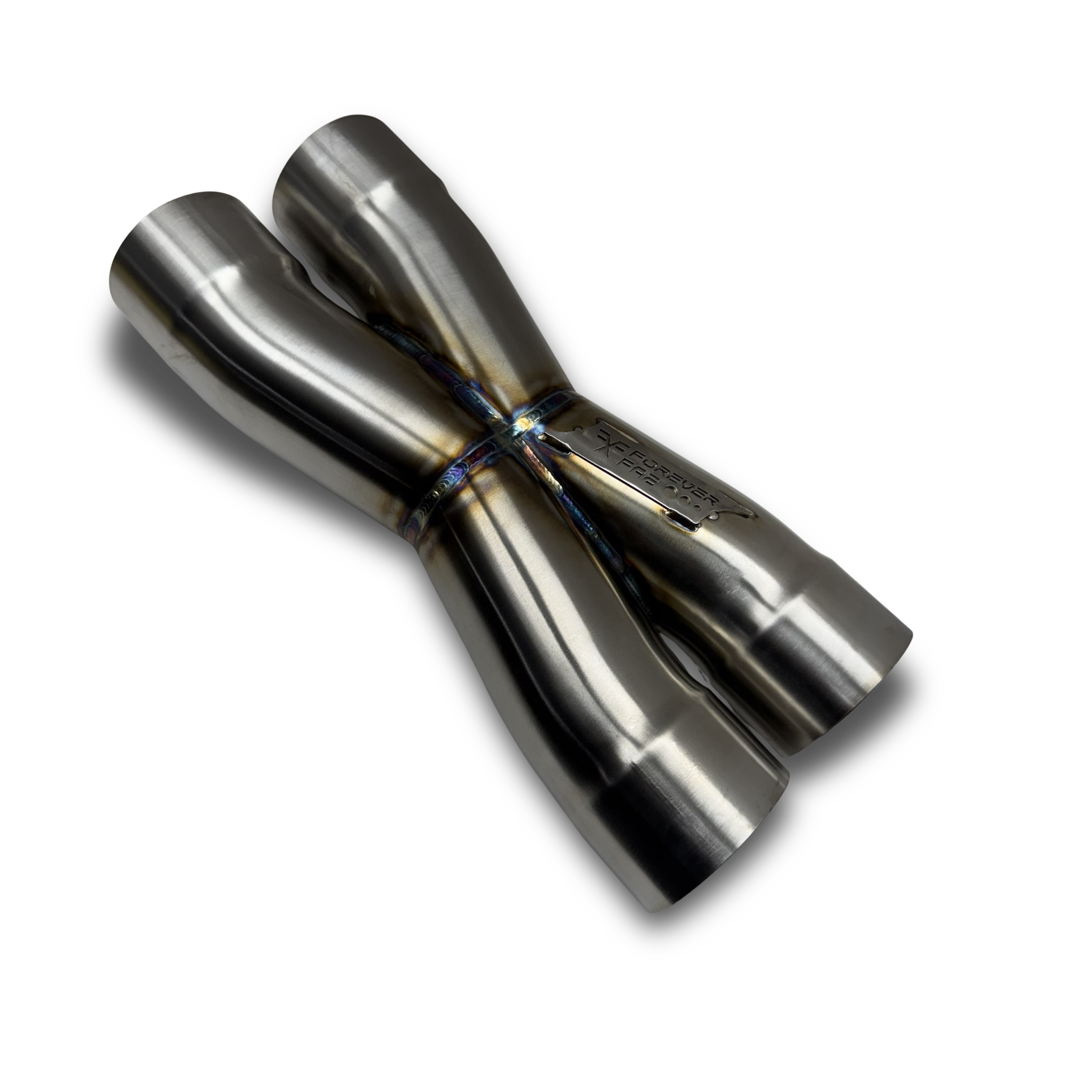 Stainless Steel Performance X-Pipe – 15° Merge Design